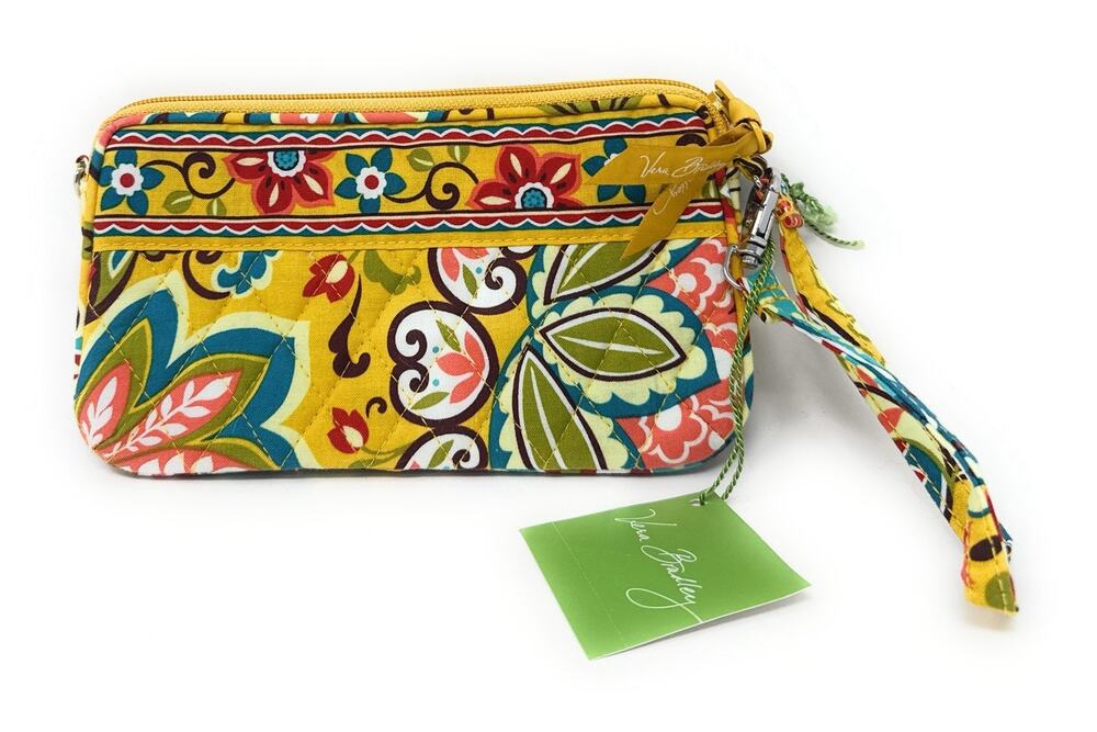 Vera Bradley Smartphone Wristlet in Provencal Cotton Nwt